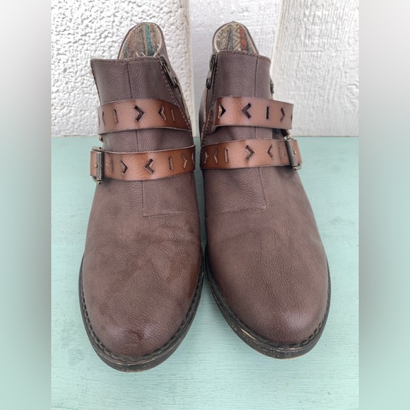 Blowfish Strappy Ankle Boots - Picture 6 of 8